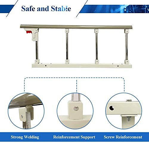 Bed Rails for Elderly Adults Seniors Bed Cane Assist Bar Railings ...