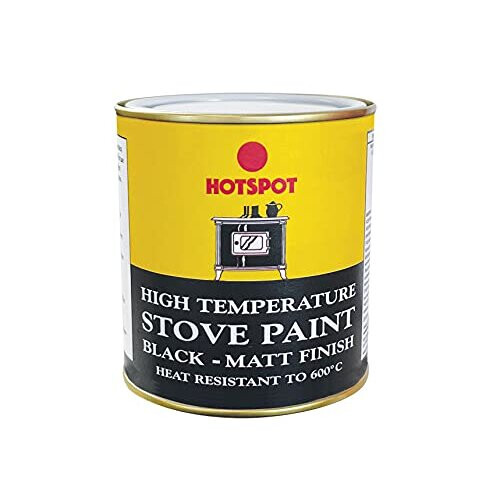 Hotspot Stove Paint Matt 500ml, Black