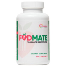 Microbiome Labs FODMATE Digestive Enzymes - Enzymes for Digestion, Occasional Mild Bloating, Constipation Relief for Adults - Helps Break Down FODMAPs