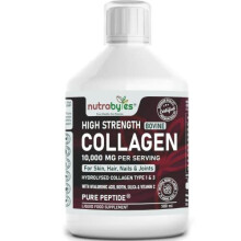 Collagen Liquid 10000mg, Hydrolysed Peptides | Hyaluronic Acid, Biotin, Silica, Vitamin C, Vitamin B12 | Healthy Skin, Hair, Nails, Joints, Muscles |