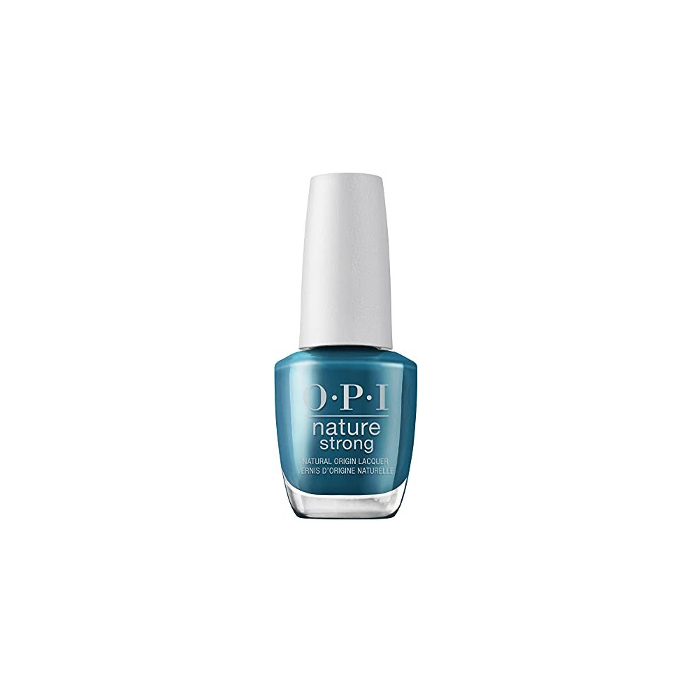 Opi Cyan/Green Nature Strong Natural Vegan Nail Polish, All Heal Queen Mother Earth, 15Ml