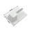 Smukdoo Self Adhesive Hooks,10 Packs Plastic Sticky End Window Hook for Net Curtain Rods 2