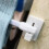Smukdoo Self Adhesive Hooks,10 Packs Plastic Sticky End Window Hook for Net Curtain Rods 7