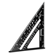 Mecurate Rafter Square Triangle Carpenter Ctvercov tlakove lit hlinkov slitina pro drevozpracujc a tesarsk prce (7palcov tlakov lit)