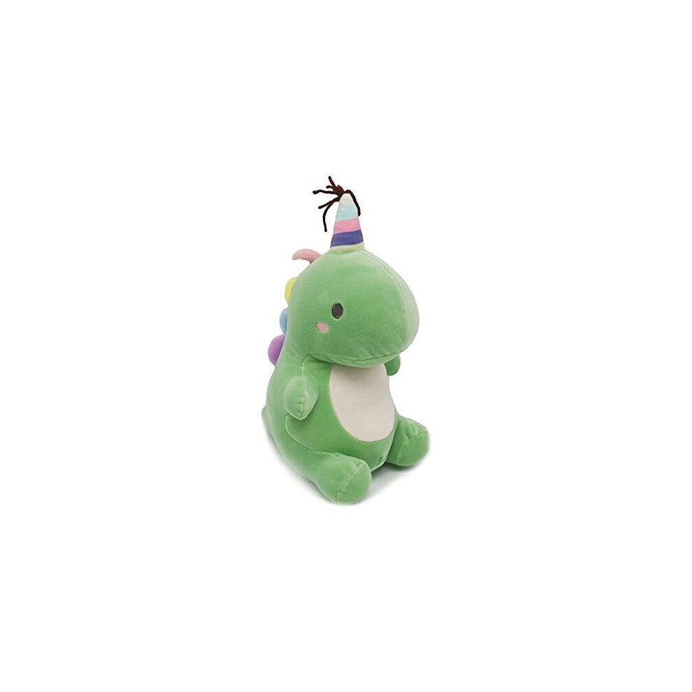 Dino Stuffed Animal,35cm Dinosaur Plush Toy Plushie Doll Dinosaur Stuffed Christmas Birthday Gifts for Kids Girls Boys Baby,Green