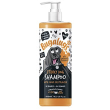 BUGALUGS Stinky Dog Shampoo 500ml - Odour Neutraliser, Fox Poo Remover, 10:1 Dilution, pH-Balanced, Panthenol, UK Made, For Sensitive Skin