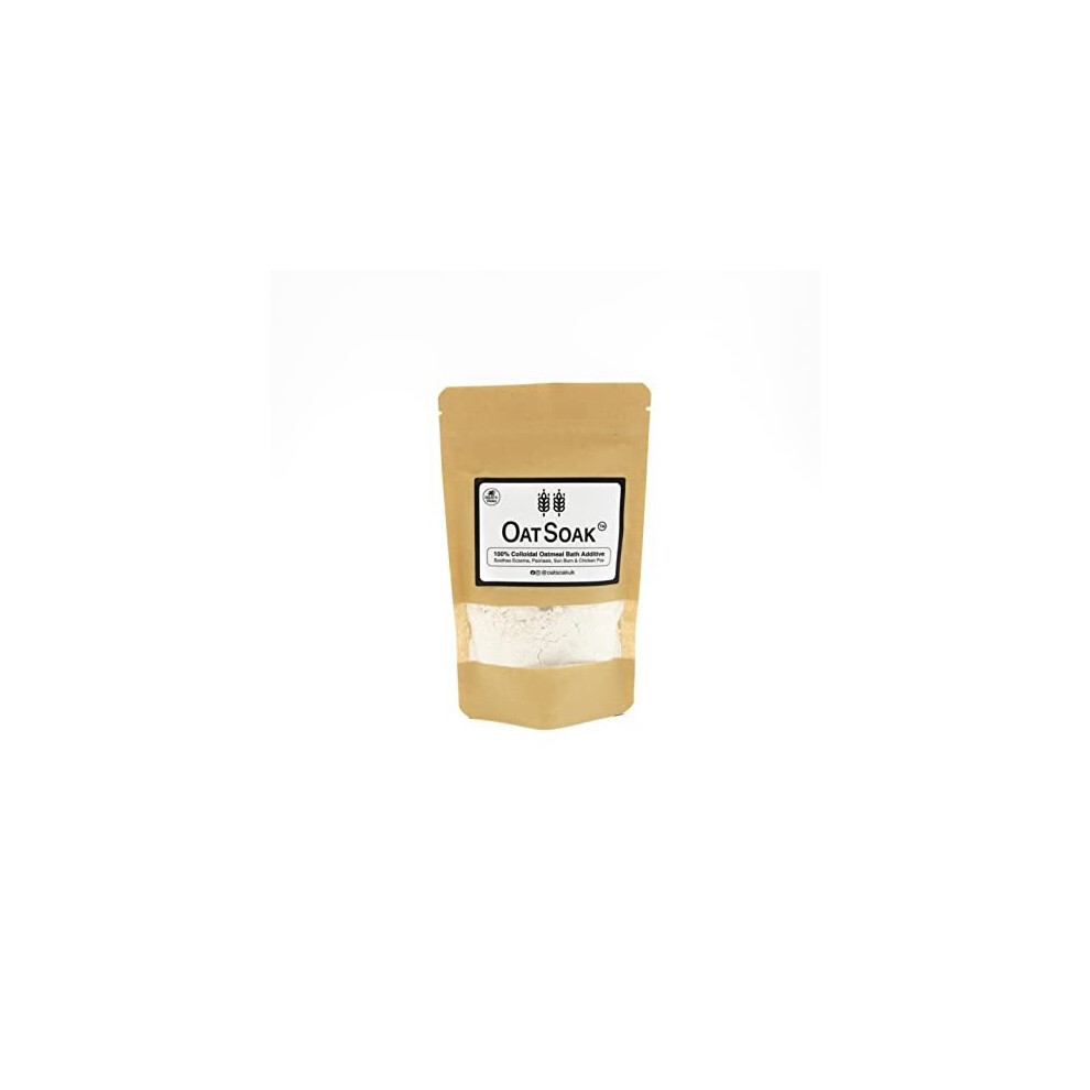 Bare Boutique Oat Soak 100G Colloidal Oats, 100% Natural Avena Sativa Kernel Flour For Skin Relief And Soothing Bath (Eczema, Psoriasis, Sunburn, Dry Skin)
