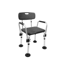 PEPE - Shower Chairs for the Elderly with Arms, Bath Seats for Adults, Adjustable Bathroom Stools to Sit On, Non Slip Shower Seats for Disabled, Bath
