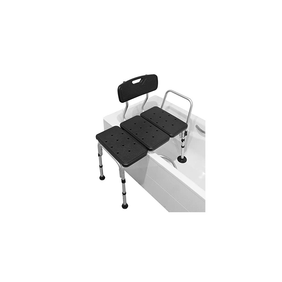Pepe Mobility Pepe - Bath Transfer Bench For Disabled, Bath Chair For Elderly, Non Slip Bath Seats For Adults, Adjustable Shower Chair For Bathtub, Bath Transfer