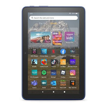 All-new Fire HD 8 tablet | 8-inch HD display, 64 GB, 30% faster processor, designed for portable entertainment, 2022 release, with ads, Denim