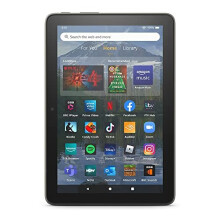 All-new Fire HD 8 Plus tablet | 8-inch HD display, 64 GB, 30% faster processor, 3 GB RAM, wireless charging, 2022 release, with ads, Grey
