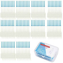 100 PCS Dual-Use Interdental Brushes Silicone Dental Picks Orthodontic Interdental Brush Toothpick Dental Tooth Flossing Dental Brushes Teeth Brush