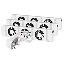 SpeedComfort Starter Set Trio: Smart Heater Fan for heaters - Long-Life Heater Booster for underheaters and radiators - to Save Energy and Heating