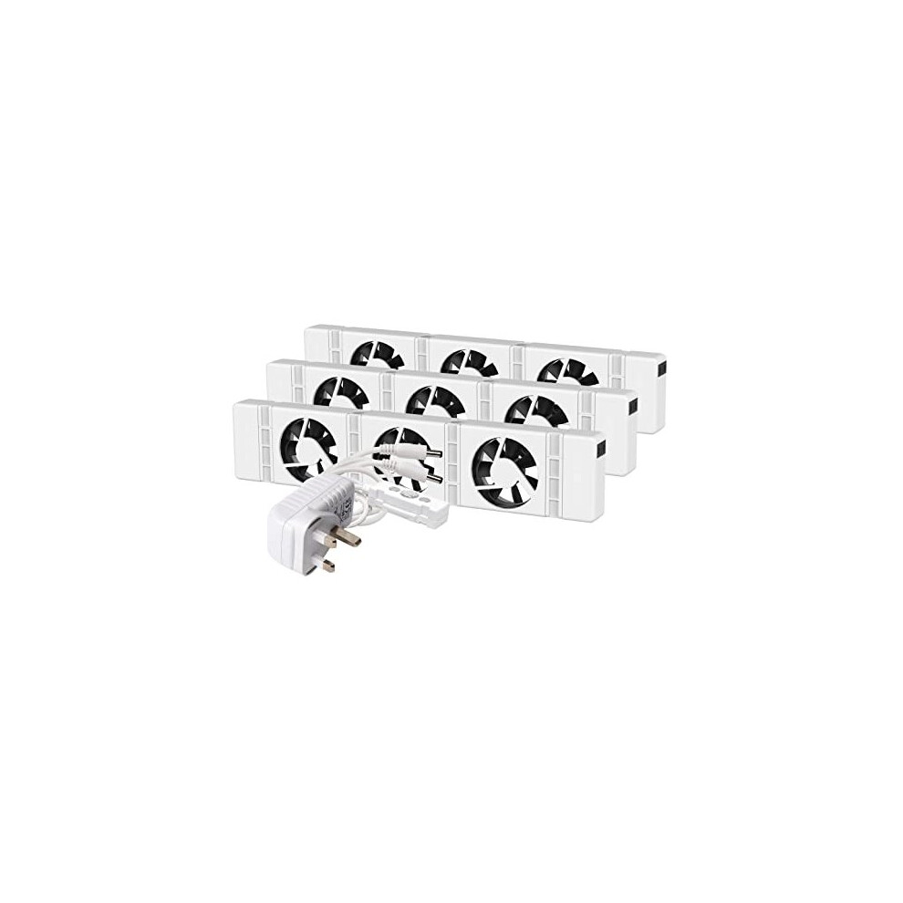 Speedcomfort Starter Set Trio: Smart Heater Fan For Heaters - Long-Life Heater Booster For Underheaters And Radiators - To Save Energy And Heating