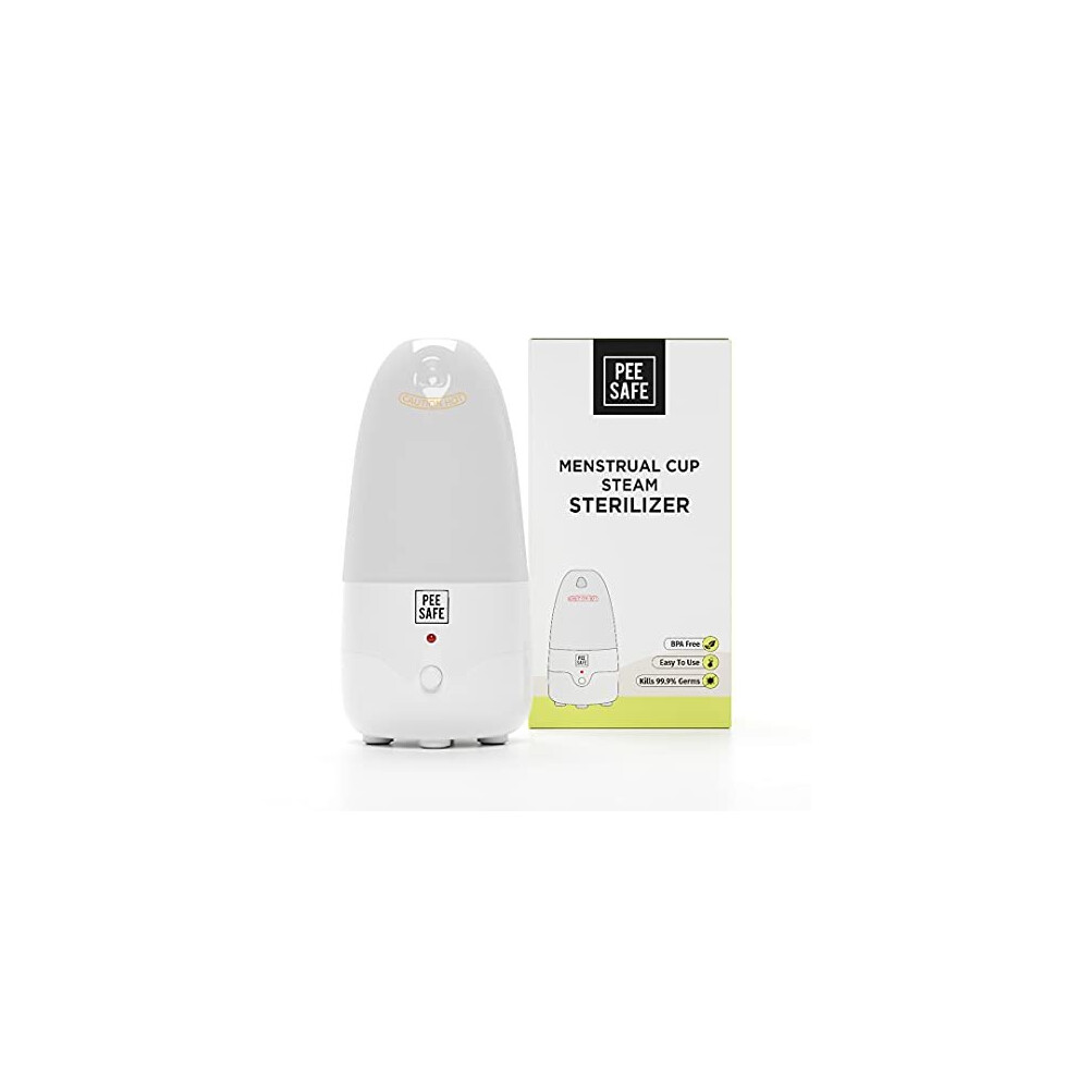 Peesafe Pee Safe Menstrual Cup Steam Steriliser Cleaner | Sanitise Menstrual Cups & Discs, Kegel Balls With Ease | Protection Against Germs & Bacteria |