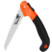 Folding Hand Saw, Pruning Saw for Trimming Gardening Camping Hiking PVC Bone Cutting Wood, Held Design Portable Survival Foldable Jab Saw with Rugged