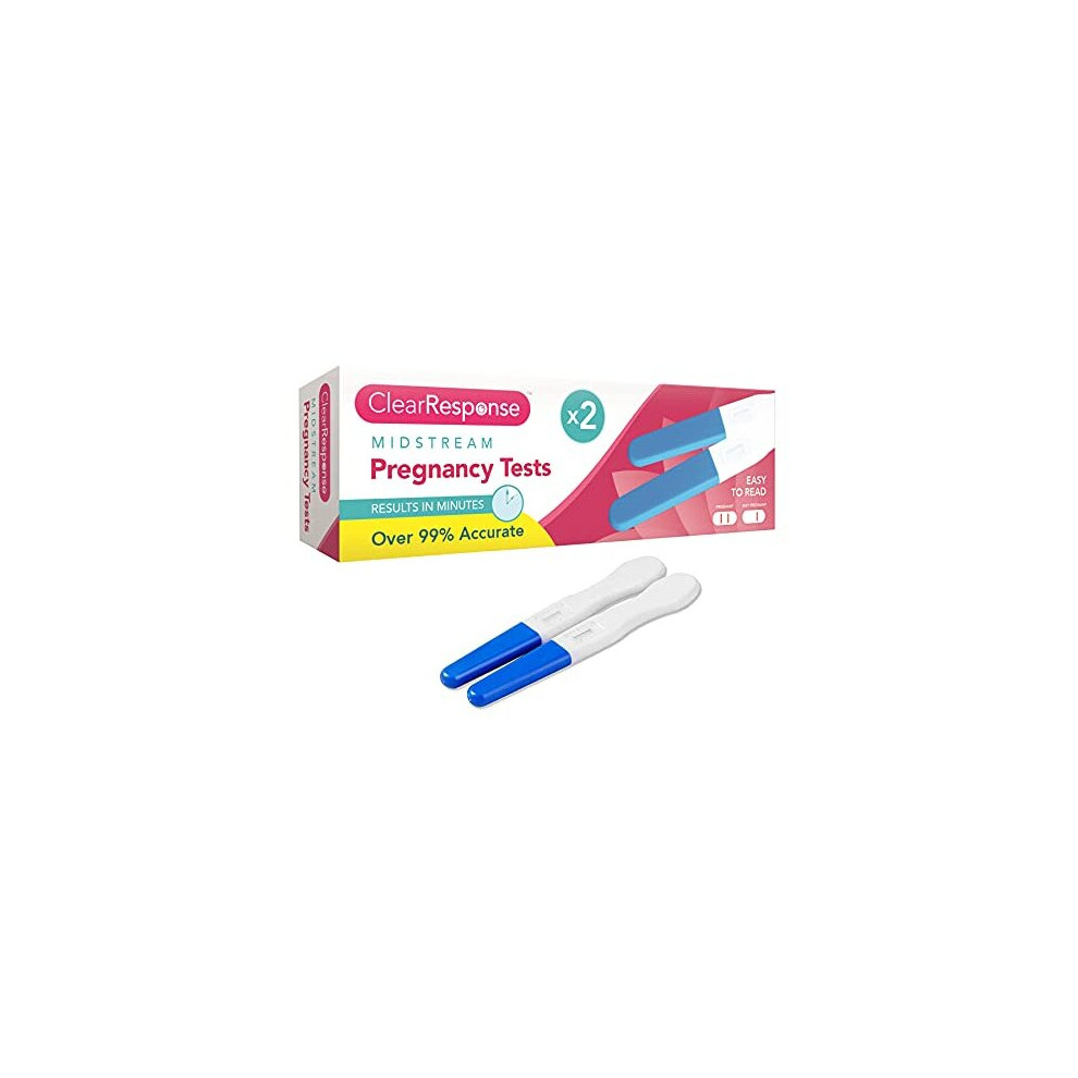 Ferris | Pack Of 2 Pregnancy Tests, Early Response Home Testing Kit, Early Family Planning, Quick Result & Easy Detection | Over 99% Accuracy