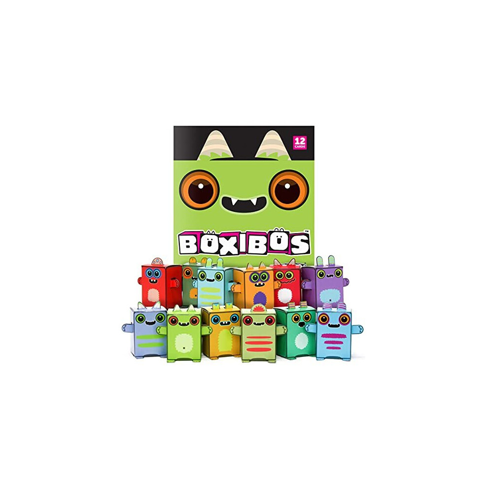Box Buddies Boxibos Monsters - Pack of 12 Mini Box Monsters-image-OPC-PB95599-NEW