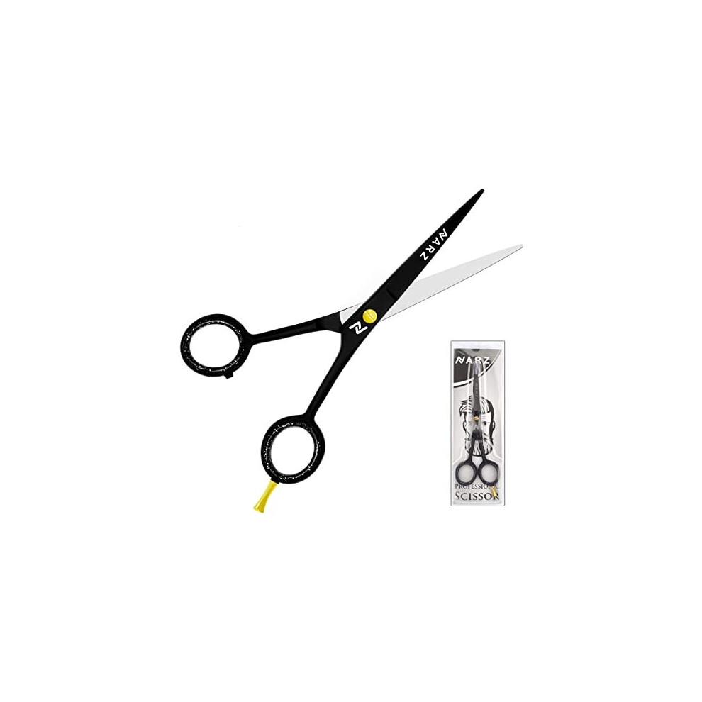 NARZ Professional Hairdressing Scissors for Barbers & Hairdressers 6&quot Stainless Steel Hair Cutting Scissors for Men & Women