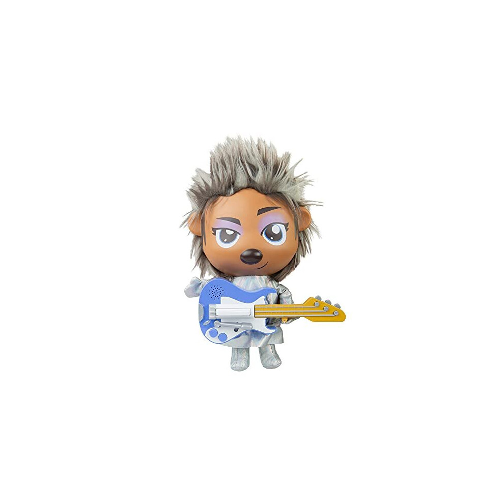 Sing 2 Riff Rock Ash Plush Toy, Sing 2 Merchandise Plush Toy, 12 Inch Ash Figure, Bedroom Accessories, Singing Ash Cushion For Boys And Girls Aged 3