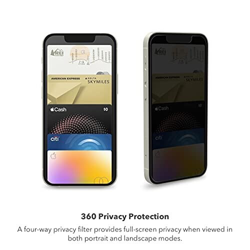 Protector de ecran InvisibleShield Glass Privacy Edge pentru iPhone 14 Plus/13 Pro Max 1