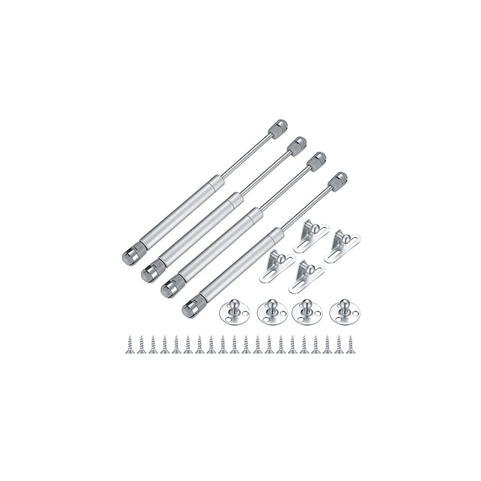 4 Pcs Gas Lift Strut Kit, Gas Spring Strut Lift Stay Support, 100N/10Kg Kitchen Cupboard Wardrobe Cabinet Door Soft Close Gas Spring Strut Damper 749350672023