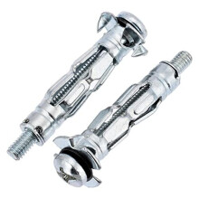 fiXte Pack of 20 M4 x 38mm Heavy Duty Metal Plasterboard Cavity Wall Fixings Anchors Plugs