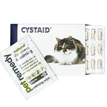 Petstoreo Cystaid for Cats - 30 Sprinkle Capsules - With Calming Wipe