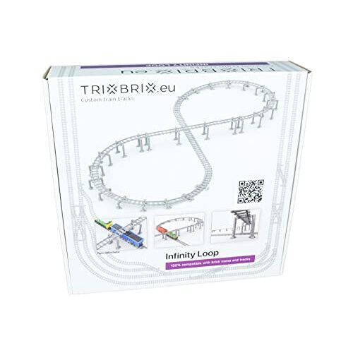 Trixbrix.eu Infinity Loop Compatible with Lego 60197 60198 10277 60205 60238