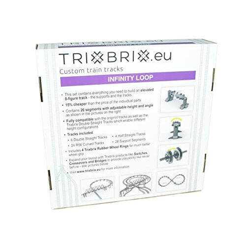 Trixbrix.eu Infinity Loop Compatible with Lego 60197 60198 10277 60205 60238 1