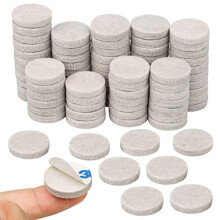 80pcs Furniture Pads Floor Protectors , Self Adhesive Felt Chair Leg Protectors 25mm,5mm Thick Anti Scratch Felt Pads Furniture Feet Pads for Chair,