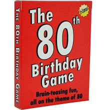 The 80th Birthday Game - The turning 80 card game especially for 80 year olds created with 80th birthday presents for men and 80th birthday gifts for