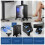 Hmseng Computer Tower Stand, Adjustable Mobile CPU Stand with 4 Rolling Caster Wheels, PC Tower Stand Fits Most PC Under Desk-Black 4