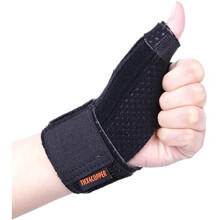 Thx4COPPER Compression Reversible Thumb & Wrist Stabilizer Splint for BlackBerry Thumb, Trigger Finger, Pain Relief, Arthritis, Tendonitis, Sprained,