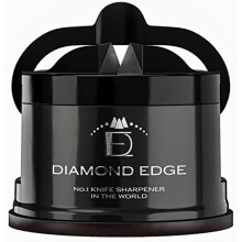 Diamond Edge No.1 Knife Sharpener in The World - Lifetime Use for Any Knife from Chef's, Utility to Steel Pocket Knives - Professional Safe Manual