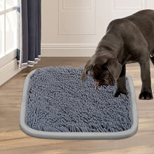 Snuffle Mat for Dogs Treat Dispenser,Dog Puzzle Toys Interactive Game,Sniff Foraging Mats for Pet Relieve Stress and Boredom,Machine