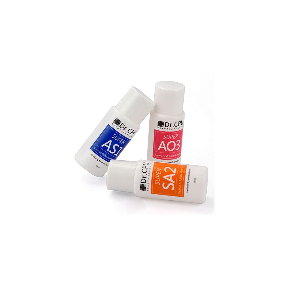 Zefulr 3Pcs/Set 30Ml Per Bottle Serum Aqua Peel Solution Concentrated Solution For Hydra Facial Skincare Face Dermabrasion Machine