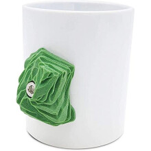 Climbing MUG (Green) | Rock climber gift with real Climbing Holds | Strengthens your fingers
