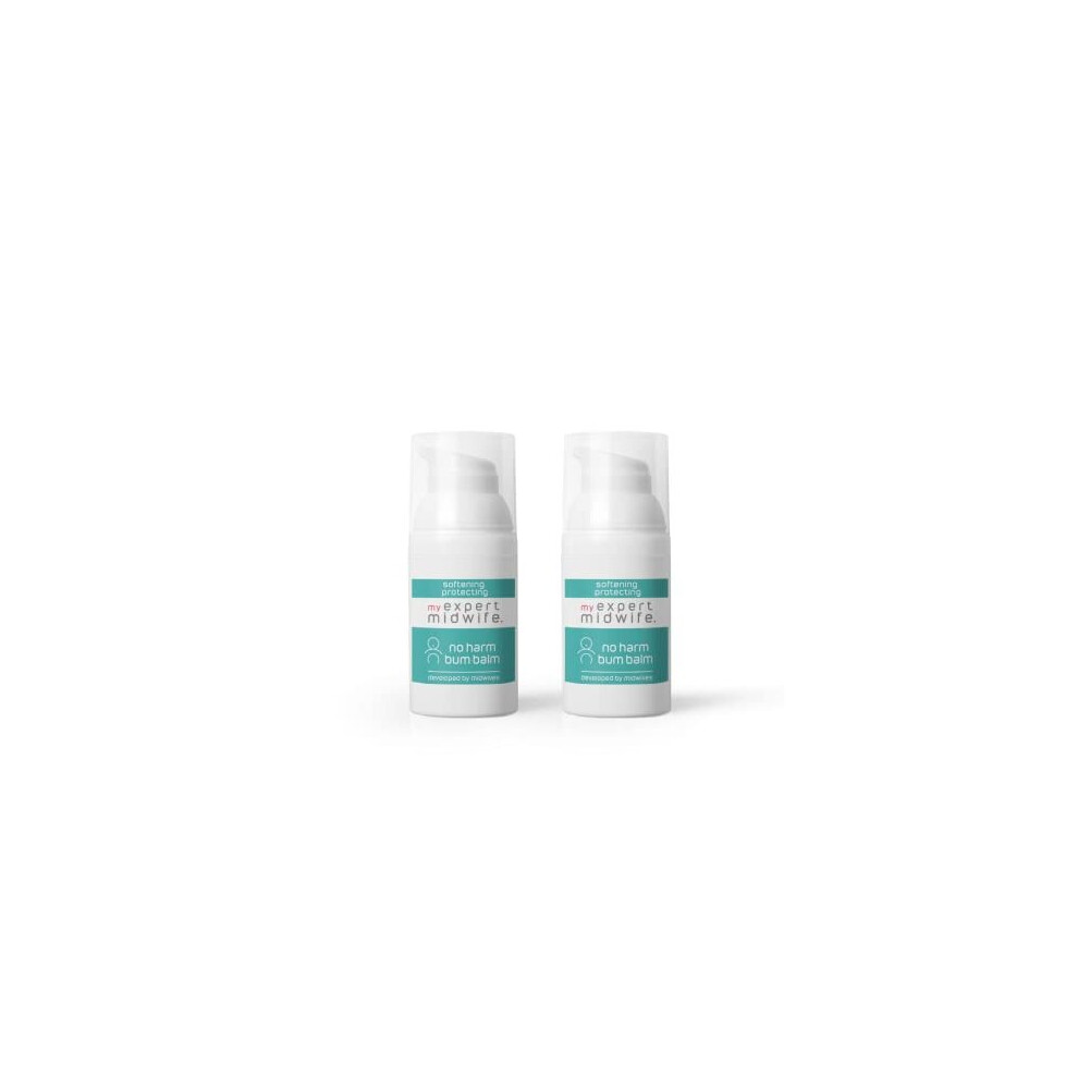 No Harm Bum Balm 99.9% Naturally Derived Baby Bottom Balm, To Protect And Help Recovery From Nappy Rash, Gentle, Moisturising Serum, My Expert Midwife