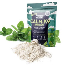 A-OK9 Calm-K9 Senior Boost | Calming Supplement for Older Dogs with Anxiety, Stress or Barking Troubles. Natural Ingredients. Senior dogs Superfoods &