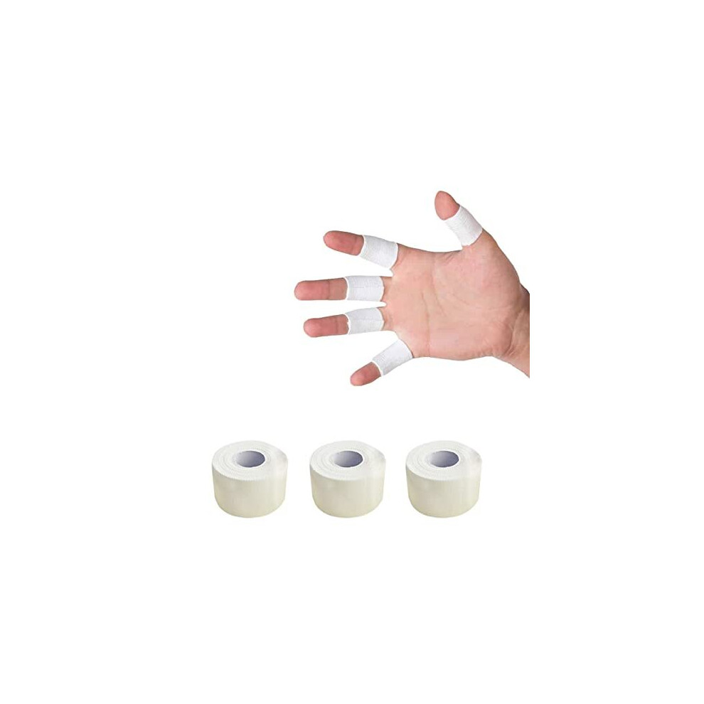 Photos - Braces / Splint / Support Body-Plus White Zinc Oxide Tape - Self Adherent Cohesive Tape, Healthcare Sports Strapping Tape Rolls - Long Strong Rigid La