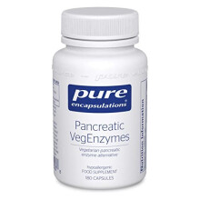 Pure Encapsulations - Pancreatic VegEnzymes - Vegetarian Digestive Enzymes with 5000 FIP - 180 Capsules