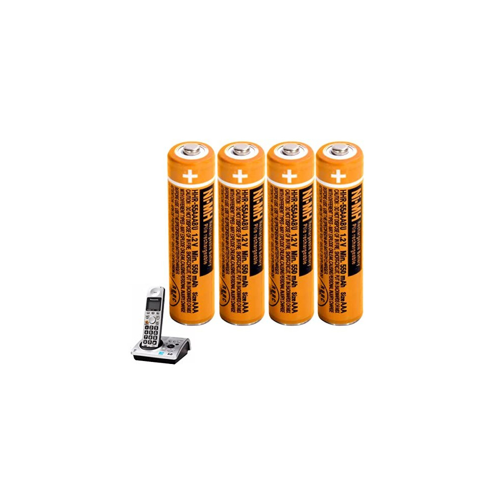 NI-MH AAA Rechargeable Battery 1.2V 550mah 4-Pack AAA rechargeable Batteries for Panasonic BT Gigaset Cordless Phones