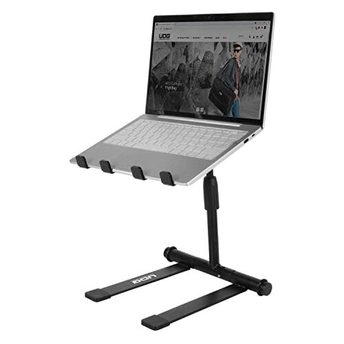 UDG Ultimate Height Adjustable Laptop Stand Black 2