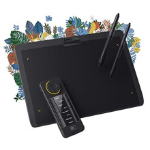 XENCELABS Graphics Drawing Tablet, Wireless Drawing Tablet with Express Keypad, Pen Tablet with 2 Battery-Free Stylus, 8192 Pressure Sensitivity,