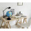 TOPGLOBE Educational World Globe 20cm Swivel Rotating Desk Top Globe - Diameter 20cm (Engish) 5