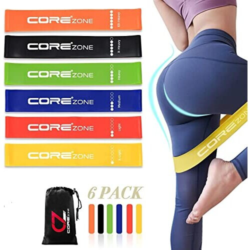 Corezone Resistance Band Home Gym Exercise Workout Bands For Butt