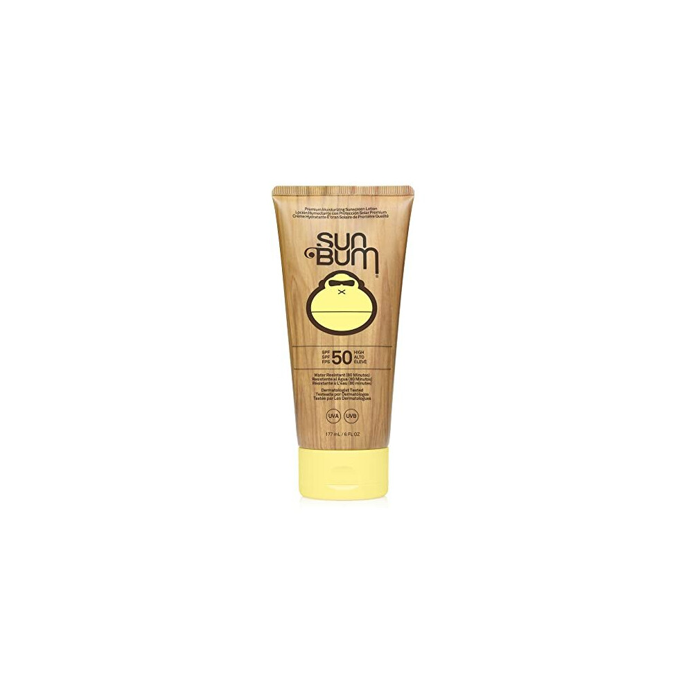 Sun Bum Original Spf 50 Sun Lotion, Broad Spectrum Moisturizing Sunscreen With Vitamin E, Vegan And Reef Friendly With Uva/Uvb Protection, 177 Cream