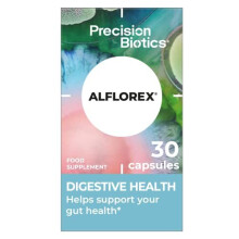 Alflorex - Daily Gut Health Supplements – to Help Support Digestive Health - Live and Active Bifibacterium Longum Bacteria Strain – 30 Capsules
