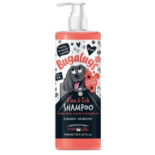 Bugalugs Flea & Tick Dog Shampoo Works on Smelly Dogs Contains Neem Oil & Eucalyptus Oils, PH Balanced Vegan